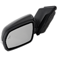 Driver Side Mirror, Power Adjust, Heated, Manual Folding, Paintable, In-housing Signal Light, No Memory, With Puddle Light, No Auto-Dim, With Blind Spot Detection in Glass