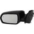 Driver Side Mirror, Power Adjust, Heated, Manual Folding, Paintable, In-housing Signal Light, With Memory, With Puddle Light, No Auto-Dim, With Blind Spot Detection in Glass