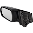 Driver Side Mirror, Power Adjust, Heated, Manual Folding, Paintable, In-housing Signal Light, With Memory, With Puddle Light, No Auto-Dim, With Blind Spot Detection in Glass