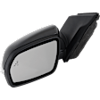 Driver Side Mirror, Power Adjust, Heated, Manual Folding, Paintable, In-housing Signal Light, With Memory, With Puddle Light, No Auto-Dim, With Blind Spot Detection in Glass