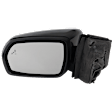 Driver Side Mirror, Power Adjust, Heated, Manual Folding, Paintable, In-housing Signal Light, With Memory, With Puddle Light, No Auto-Dim, With Blind Spot Detection in Glass