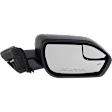Passenger Side Mirror, Power Adjust, Manual Folding, Heated, Textured Black, No Signal Light, No Memory, No Puddle Light, No Auto-Dimming, No Blind Spot Feature