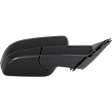 Passenger Side Mirror, Power Adjust, Manual Folding, Heated, Textured Black, No Signal Light, No Memory, No Puddle Light, No Auto-Dimming, No Blind Spot Feature