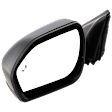 Driver Side Mirror, Power Adjust, Manual Folding, Non-Heated, Textured Black, In-Housing Signal Light, No Memory, No Puddle Light, No Auto-Dimming, With Blind Spot Detection in Glass