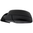 Driver Side Mirror, Power Adjust, Power Folding, Non-Heated, Textured Black, No Signal Light, No Memory, No Puddle Light, No Auto-Dimming, With Blind Spot Glass