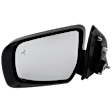 Driver Side Mirror, Power Adjust, Power Folding, Non-Heated, Textured Black, No Signal Light, No Memory, No Puddle Light, No Auto-Dimming, With Blind Spot Glass
