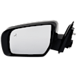 Driver Side Mirror, Power Adjust, Power Folding, Heated, Paintable, In-Housing Signal Light, No Memory, With Puddle Light, No Auto-Dimming, With Blind Spot Glass