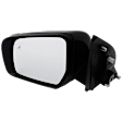 Driver Side Mirror, Power Adjust, Power Folding, Heated, Paintable, In-Housing Signal Light, No Memory, With Puddle Light, No Auto-Dimming, With Blind Spot Glass