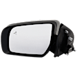 Driver Side Mirror, Power Adjust, Power Folding, Heated, Paintable, In-Housing Signal Light, No Memory, With Puddle Light, No Auto-Dimming, With Blind Spot Glass