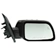 Passenger Side Mirror, Power Adjust, Heated, Manual Folding, Paintable, No Signal Light, With Memory, With Puddle Light, No Auto-Dim, With Blind Spot Detection in Glass