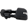 Driver Side , Towing Mirror, Upper - Power , Lower - Manual Adjust, Heated, Manual Folding, Textured Black, In-housing Signal Light, No Memory, No Blind Spot Feature, Non-Auto Extend