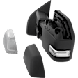 2019 Ford F-350 Super Duty - Driver Side Towing Mirror, Upper - Power Adjust, Lower - Manual Adjust, Heated, Paintable, Power Folding, In-housing Signal Light, With Blind Spot Detection in Glass, With Memory, With Puddle Light, No Auto-Dim, Standard Cab Pickup