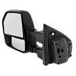Driver Side Towing Mirror, Manual Adjust, Non-Heated, Manual Folding, Textured Black, No Signal Light, No Memory, No Puddle Light, No Auto-Dim, No Blind Spot Feature