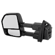 Driver Side Towing Mirror, Manual Adjust, Non-Heated, Manual Folding, Textured Black, No Signal Light, No Memory, No Puddle Light, No Auto-Dim, No Blind Spot Feature
