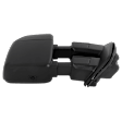 Passenger Side Towing Mirror, Manual Adjust, Non-Heated, Manual Folding, Textured Black, No Signal Light, No Memory, No Puddle Light, No Auto-Dim, No Blind Spot Feature