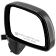 Passenger Side Mirror, Power Adjust, Manual Folding, Heated, Paintable, No Signal Light, No Memory, No Puddle Light, No Auto-Dimming, No Blind Spot Feature