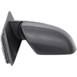 Passenger Side Mirror, Power Adjust, Non-Heated, Manual Folding, Textured Black, No Signal Light, Without Memory Recall, With Puddle Light, No Auto-Dimming, No Blind Spot Feature
