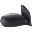 Passenger Side Mirror, Power Adjust, Non-Heated, Manual Folding, Textured Black, No Signal Light, Without Memory Recall, With Puddle Light, No Auto-Dimming, No Blind Spot Feature