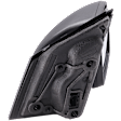 Passenger Side Mirror, Power Adjust, Non-Heated, Manual Folding, Textured Black, No Signal Light, Without Memory Recall, With Puddle Light, No Auto-Dimming, No Blind Spot Feature
