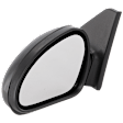 Driver Side Mirror, Manual Adjust, Non-Folding, Non-Heated, Textured Black, No Signal Light, No Memory, No Puddle Light, No Auto-Dimming, No Blind Spot Feature