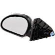 Driver Side Mirror, Manual Adjust, Non-Folding, Non-Heated, Textured Black, No Signal Light, No Memory, No Puddle Light, No Auto-Dimming, No Blind Spot Feature