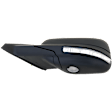 Driver Side Mirror, Power Adjust, Power Folding, Heated, Paintable, In-housing Signal Light, With memory, With Puddle Light, No Auto-Dimming, With Blind Spot Detection in Glass