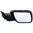 Passenger Side Mirror, Power Adjust, Power Folding, Heated, Paintable, In-housing Signal Light, With memory, With Puddle Light, No Auto-Dimming, With Blind Spot Detection in Glass