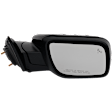 Passenger Side Mirror, Power Adjust, Heated, Manual Folding, Paintable, In-housing Signal Light, No Memory, With Puddle Light, No Auto-Dim, With Blind Spot Detection in Glass