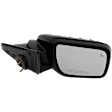 Passenger Side Mirror, Power Adjust, Heated, Manual Folding, Paintable, In-housing Signal Light, No Memory, With Puddle Light, No Auto-Dim, With Blind Spot Detection in Glass