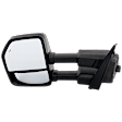 2022 Ford F-250 Super Duty - Driver Side Towing Mirror, Power Adjust, Heated, Paintable, Power Folding, In-housing Signal Light, With Blind Spot Detection in Glass, With Memory, With Puddle Light, No Auto-Dim, Crew Cab Pickup
