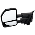 Driver Side Towing Mirror, Power Folding, Power-Extend, Chrome, With Memory, Blind Spot Detection, Signal Light, Puddle Light, Power Adjust, Heated, No Auto-Dimming