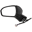 Driver Side Mirror, Power Adjust, Heated, Manual Folding, Paintable, In-housing Signal Light, With Memory, With Puddle Light, No Auto-Dim, With Blind Spot Detection in Glass
