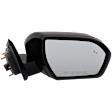Passenger Side Mirror, Power Adjust, Heated, Manual Folding, Paintable, In-housing Signal Light, No Memory, With Puddle Light, No Auto-Dim, With Blind Spot Detection in Glass