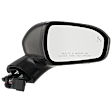 Passenger Side Mirror, Power Adjust, Heated, Manual Folding, Paintable, In-housing Signal Light, With Memory, With Puddle Light, No Auto-Dim, With Blind Spot Detection in Glass