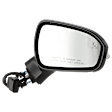 Passenger Side Mirror, Power Adjust, Heated, Manual Folding, Paintable, In-housing Signal Light, With Memory, With Puddle Light, No Auto-Dim, With Blind Spot Detection in Glass