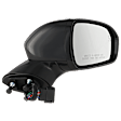 Passenger Side Mirror, Power Adjust, Heated, Manual Folding, Paintable, In-housing Signal Light, With Memory, With Puddle Light, No Auto-Dim, With Blind Spot Detection in Glass