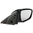 Passenger Side Mirror, Power Adjust, Heated, Manual Folding, Paintable, In-housing Signal Light, With Memory, No Puddle Light, No Auto-Dim, With Blind Spot Detection in Glass