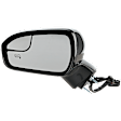 Driver Side Mirror, Power Adjust, Heated, Manual Folding, Paintable, In-housing Signal Light, No Memory, With Puddle Light, No Auto-Dim, No Blind Spot Feature