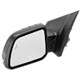 Driver Side Mirror, Power Adjust, Heated, Manual Folding, Paintable, In-housing Signal Light, With Memory, With Puddle Light, No Auto-Dim, With Blind Spot Detection in Glass
