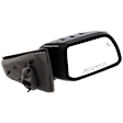 Passenger Side Mirror, Power Adjust, Heated, Manual Folding, Paintable, In-housing Signal Light, With Memory, With Puddle Light, No Auto-Dim, With Blind Spot Detection in Glass