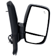 Passenger Side Mirror, Power Adjust, Heated, Power Folding, Textured Black