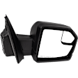 Passenger Side Mirror, Power Adjust, Non-Heated, Manual Folding, Textured Black, No Signal Light, No Memory, No Puddle Light, No Auto-Dim, With Blind Spot Glass