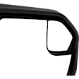 Passenger Side Mirror, Power Adjust, Non-Heated, Manual Folding, Textured Black, No Signal Light, No Memory, No Puddle Light, No Auto-Dim, With Blind Spot Glass
