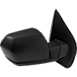 Passenger Side Mirror, Power Adjust, Non-Heated, Manual Folding, Textured Black, No Signal Light, No Memory, No Puddle Light, No Auto-Dim, With Blind Spot Glass