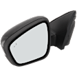 Driver Side Mirror, Power Adjust, Non-Heated, Manual Folding, Paintable, No Signal Light, No Memory, No Puddle Light, No Auto-Dim, With Blind Spot Detection in Glass