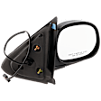 Passenger Side Mirror, Non-Towing, Power Adjust, Manual Folding, Non-Heated, Chrome, No Signal Light, No Memory, No Puddle Light, No Auto-Dimming, No Blind Spot Feature