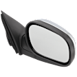 Passenger Side Mirror, Power Adjust, Manual Folding, Non-Heated, Chrome, No Signal Light, No Memory, No Puddle Light, No Auto-Dimming, No Blind Spot Feature