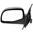 Driver Side Mirror, Power Adjust, Manual Folding, Non-Heated, Textured Black, No Signal Light, No Memory, With Puddle Light, No Auto-Dimming, No Blind Spot Feature