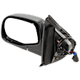 Driver Side Mirror, Power Adjust, Manual Folding, Non-Heated, Textured Black, No Signal Light, No Memory, With Puddle Light, No Auto-Dimming, No Blind Spot Feature