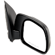Passenger Side Mirror, Manual Adjust, Non-Heated, Manual Folding, Textured Black, No Signal Light, No Memory, No Puddle Light, No Auto-Dim, No Blind Spot Feature, Paddle Style